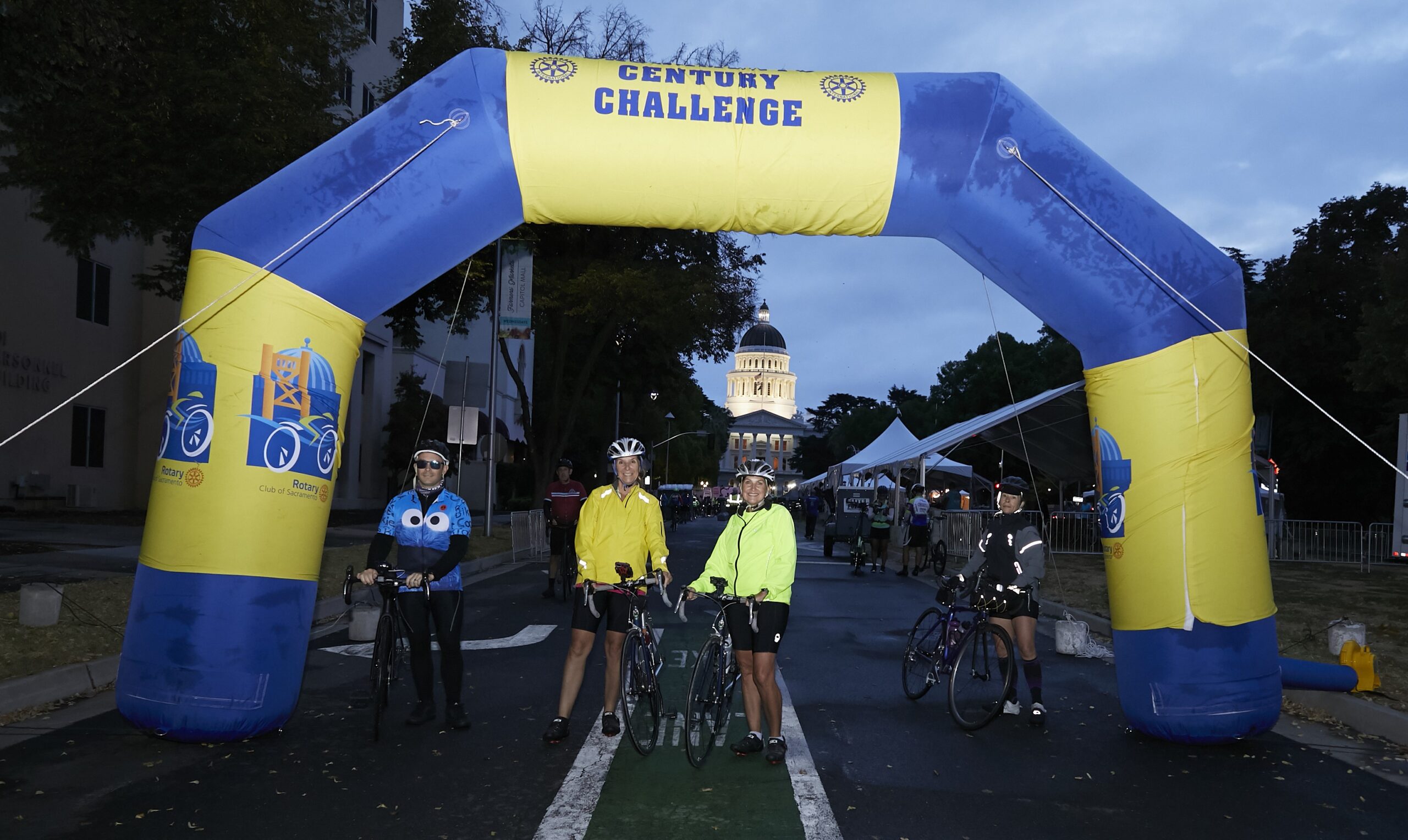 Riders at the start