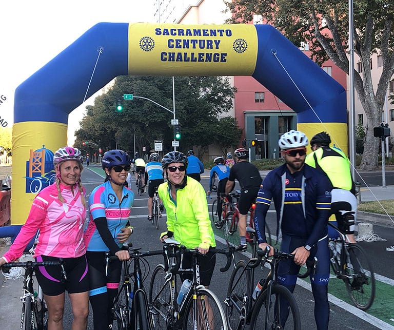 Sacramento Century Challenge Riders and Participants