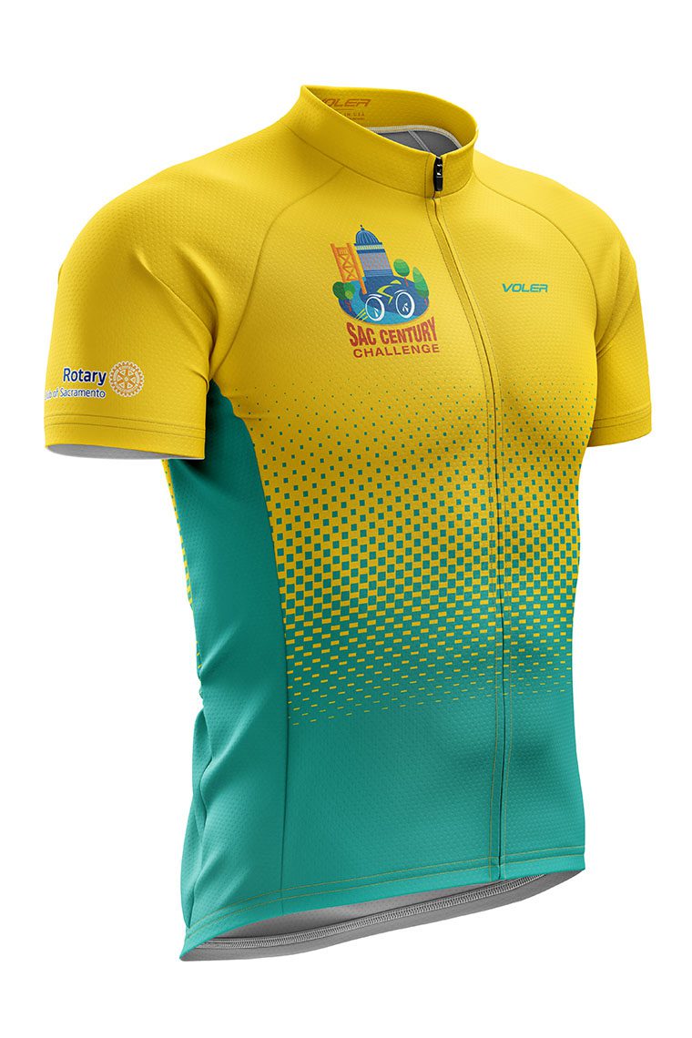 Front view of the Men's 2022 Sacramento Century Challenge Classic Jersey