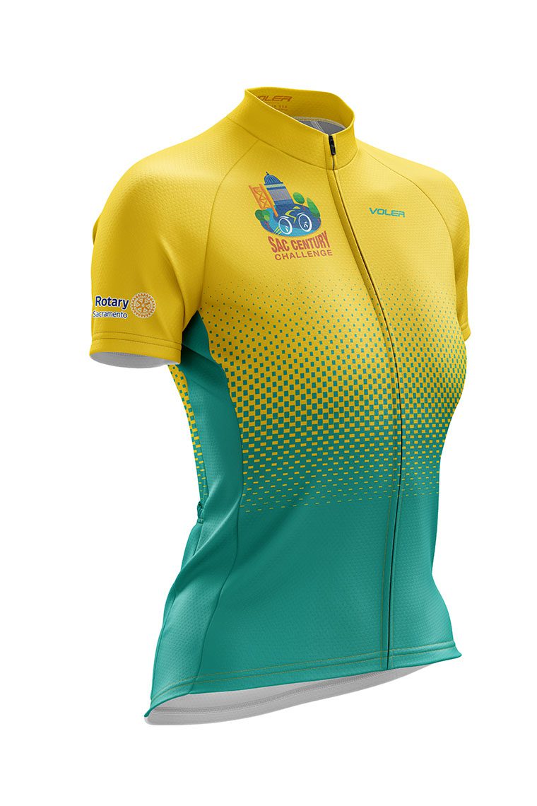 Front view of the Women's 2022 Sacramento Century Challenge Classic Jersey